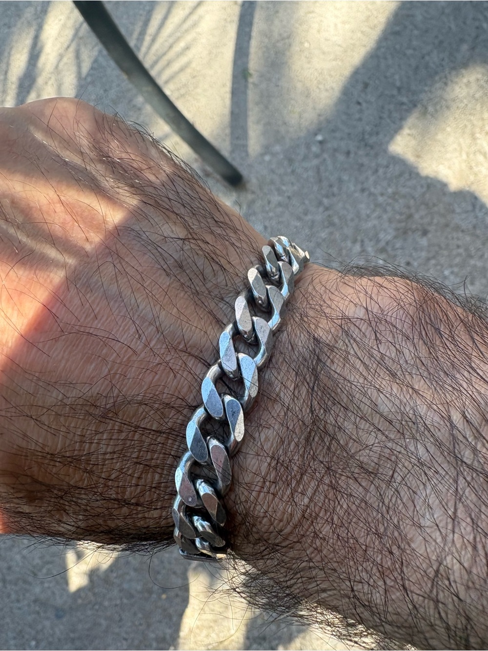 925 Sterling Silver Cuban chain bracelet 8" 30+ gram